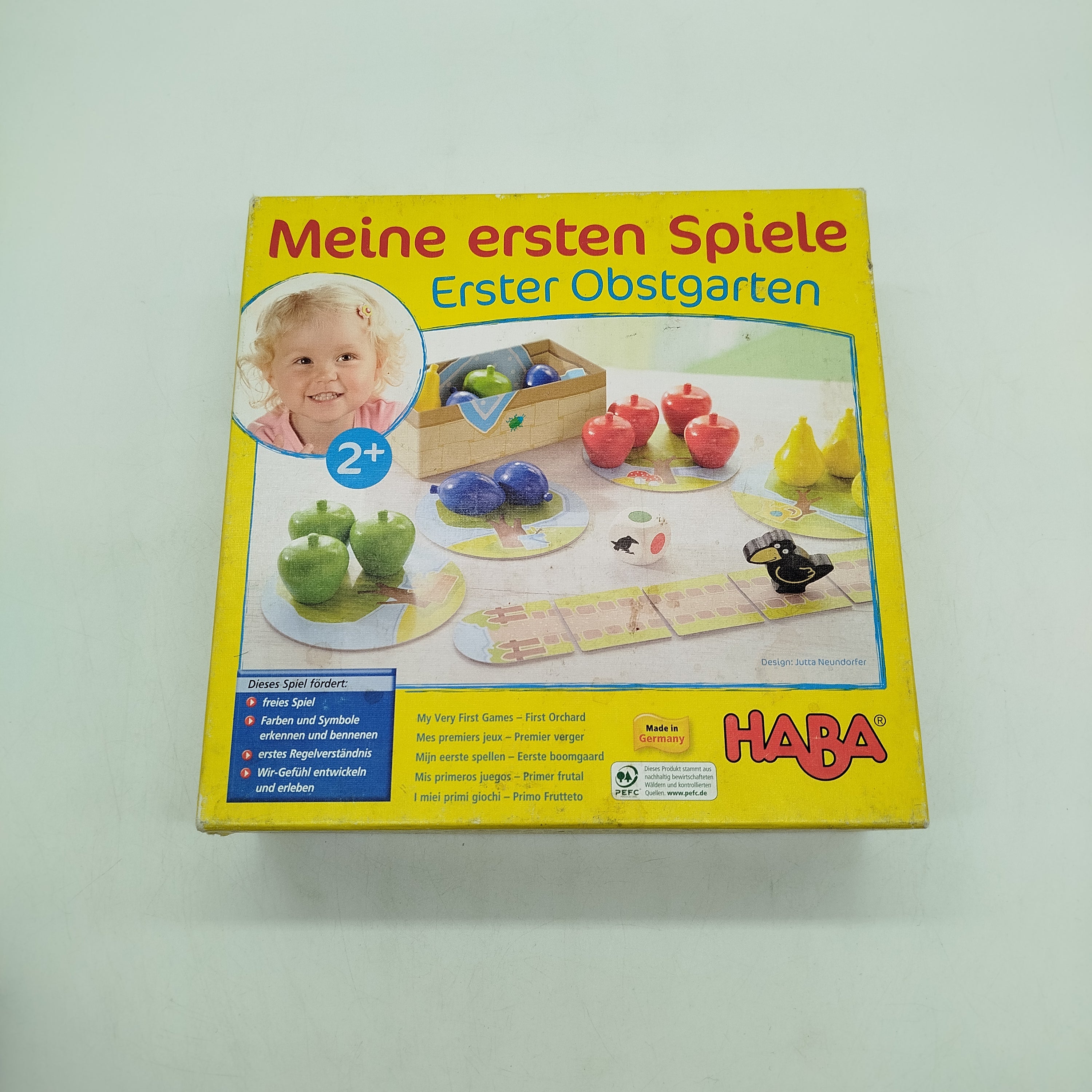 HABA Erster Obstgarten 4655 Brettspiel, gebraucht, ab 2 3 4 Jahre | ✅ geprüft